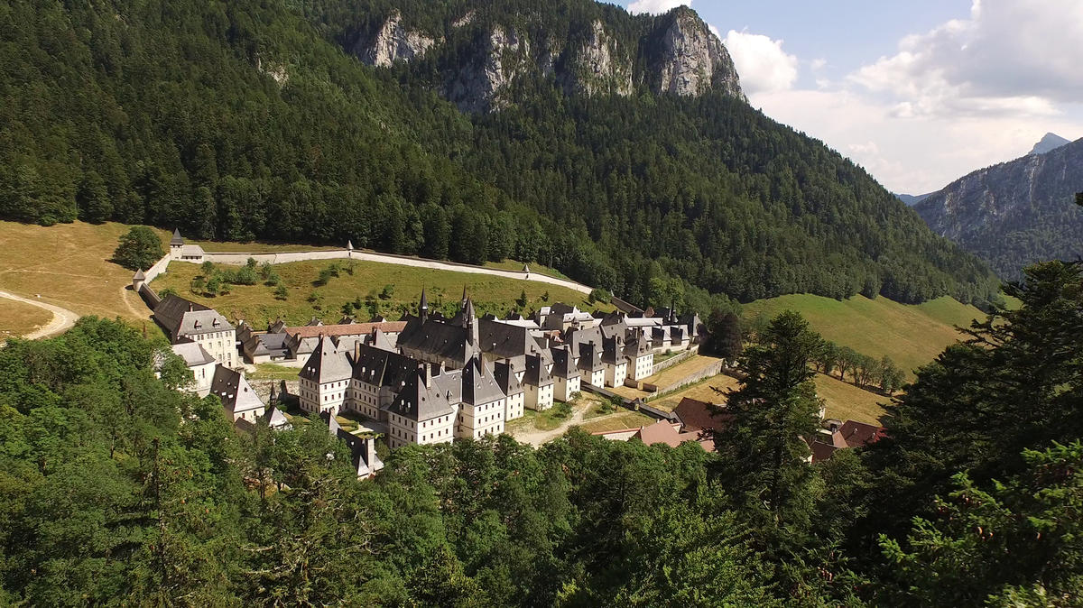 Picture of the main complex of the Chartreuse Monastery