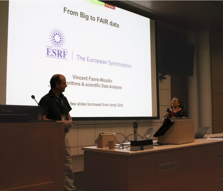 Presentation on big data handling and data FAIRness at the ESRF