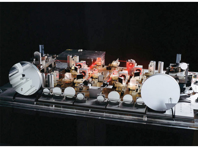 The high precision laser-interferometer of GAMS-5.