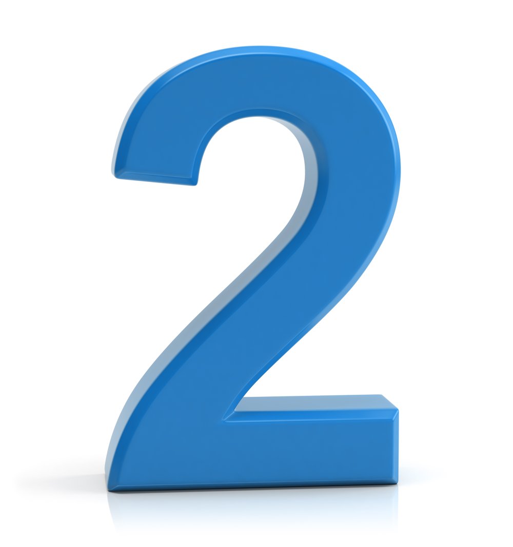 icon number 2 blue