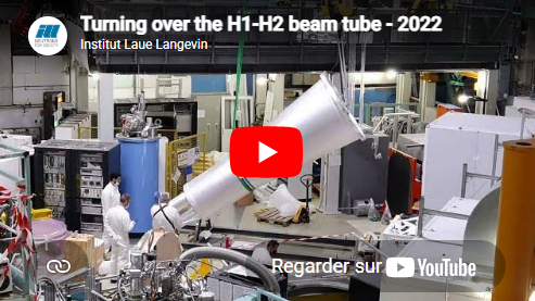 Turning over the H1 H2 beam tube