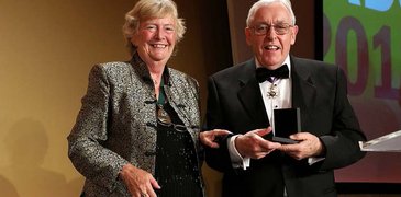 IOP medal with Dame Higgins.jpg