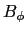 $B_\phi$
