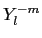 $Y_l^{-m}$