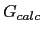 $G_{calc}$